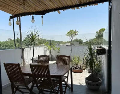 Duplex con terraza privada cerca de la Roma